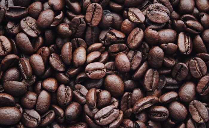 a bunch of coffee beans
